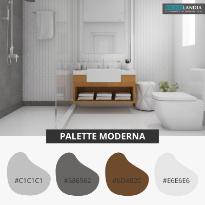 Palette bagno moderno