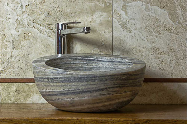 Lavabo in pietra naturale