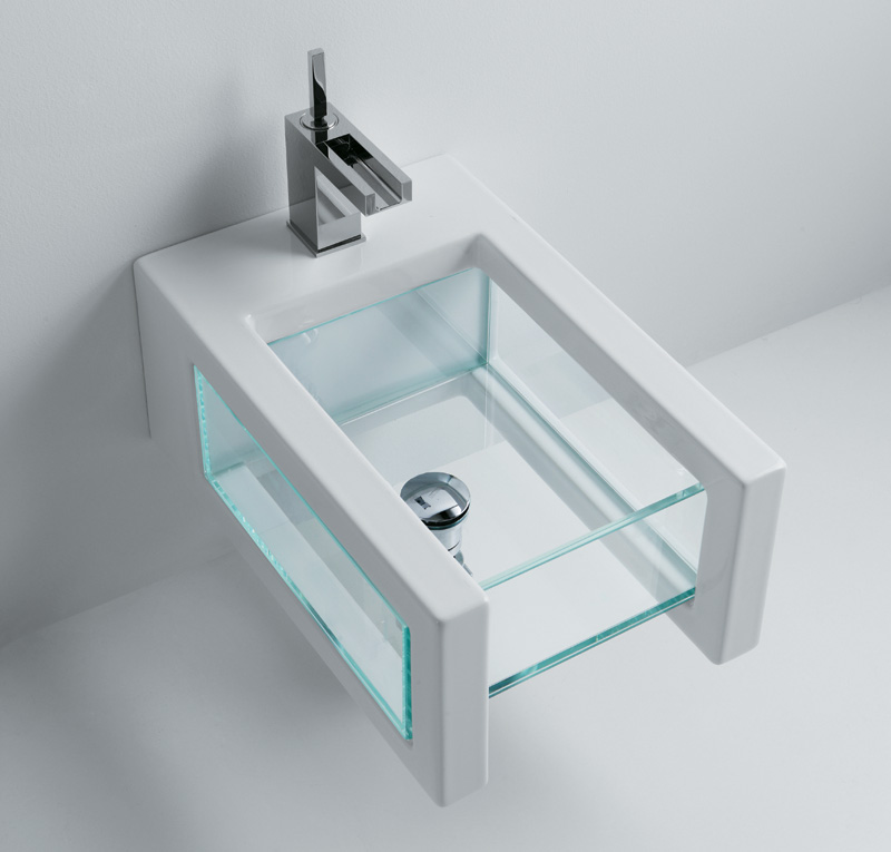 Bidet sospeso design montato