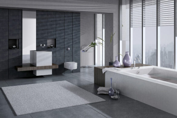 Arredamento per il bagno moderno e di tendenza