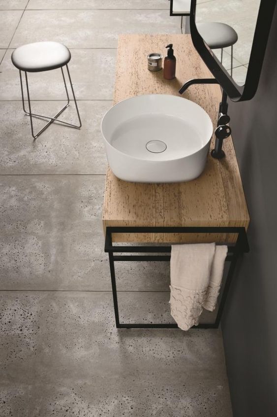 Lavabo stile industriale 