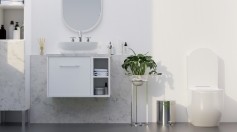 Gres Porcellanato Effetto Legno Bianco Streetwood 15,6x60,6 - Bagni e  Pavimenti